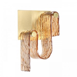 5105/11WL L-VISION  ODL26 золотой брашинг/янтарный металл/стекло Настенный светильник LED x 11W 4000K FLOW