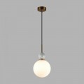 4359/1A MIDCENT ODL26 Подвесной светильник  бронзовый/белый/камень/металл IP20 E14 40W  220-240V LOLLA
