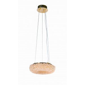 2815E/20W GOLD+CLEAR (1) Люстра NW