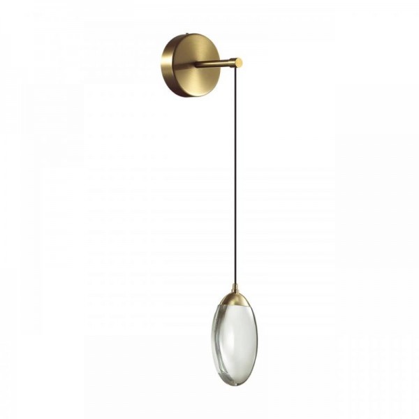 7159/3WL HIGHTECH ODL26 Настенный светильник  бронза/хрусталь/металл IP20 LED 3W 400Лм 3000K 220-240V PURA