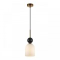 4361/1B MIDCENT ODL26 Подвесной светильник  бронзовый/белый/камень/металл IP20 E14 40W  220-240V LOLLA