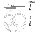 Потолочная светодиодная люстра Novotech Calm 358927