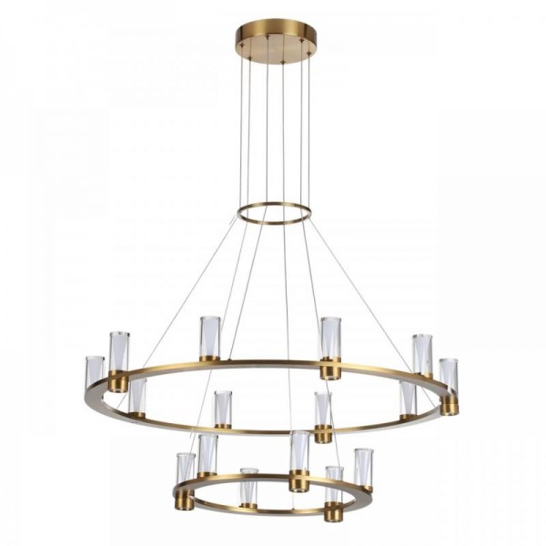 7144/110L HIGHTECH ODL26 Подвесной светильник  античная бронза/акрилл/металл IP20 LED 93W 5960Лм 3000K 180° 220V DEFANCE