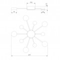 Потолочная светодиодная люстра Eurosvet Nitrino 90242/10 хром