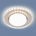 Встраиваемый светильник Elektrostandard 3033 GX53 CL/SL прозрачный/серебро a045484