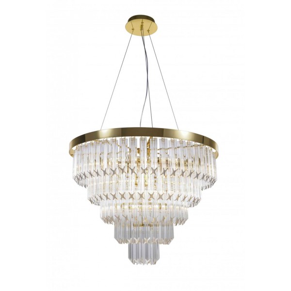 5731E/10 GOLD+CLEAR (1) Люстра NW