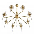 8319/8 CLASSI шампань/прозрачный, металл/хрусталь Люстра E14 8*40W 220V SEVERINA