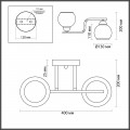 Потолочная люстра Lumion Moderni Janet 5216/2C