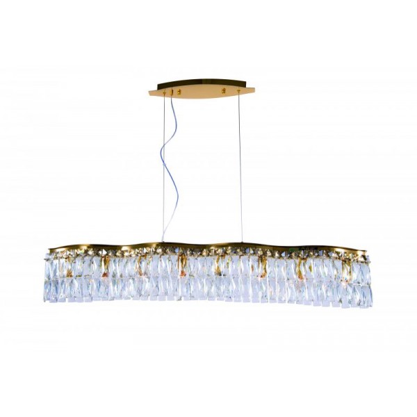 5682E/8A GOLD+CLEAR (1) Люстра NW