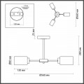 Потолочная люстра Lumion Comfi Dallin 5639/3C