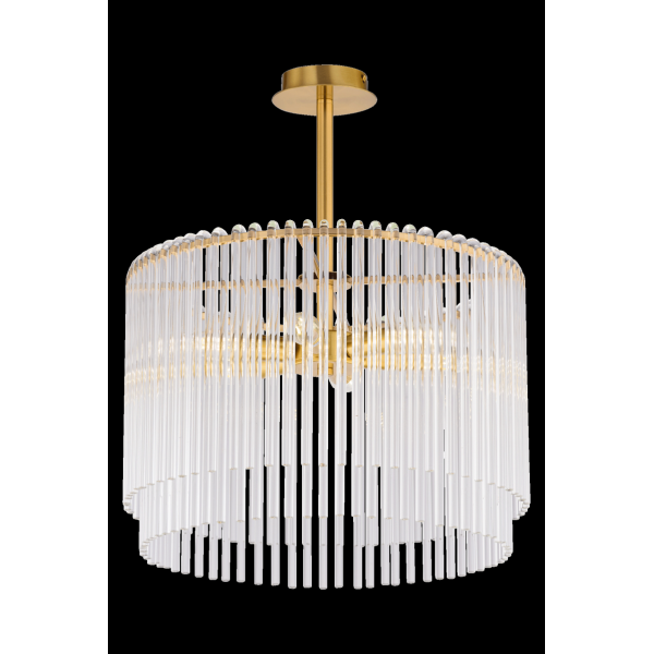 2130P/6 PT BRS (1) Люстра NW