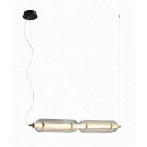 8372MDM-4S W BLACK+CLEAR (1) Люстра NW