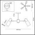Потолочная люстра Lumion Comfi Ronnie 5644/5C