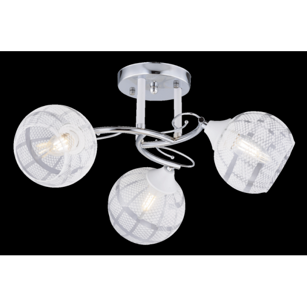 1499/3 CR+WT (4) Люстра