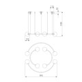Подвесная люстра Bogates Brook 360/8
