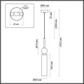 Подвесной светильник Odeon Light Lolla Midcent 6625/1