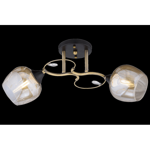 3607/2 BK+AB (6) Люстра