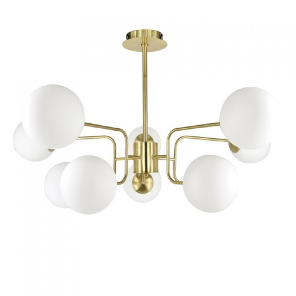 Потолочный светильник Mirastyle XL-21001/10 BRASS+WG