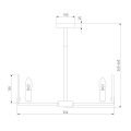 Потолочная люстра Eurosvet Marble 60158/5 латунь