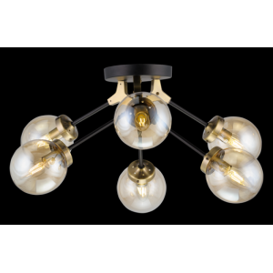 39155MD/6B MBK+AB (1) Люстра  NW