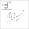 Подсветка для картин Odeon Light Hightech Tiny 7069/8WL