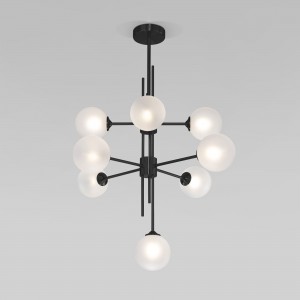 Потолочный светильник со стеклянными плафонами Snart 50383 черный Smart