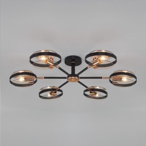 Потолочная люстра в стиле лофт Smart 70121/6 черный Smart