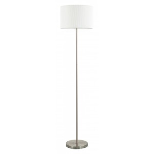 4058AFL SATIN NICKEL+WHITE (1) Торшер NW