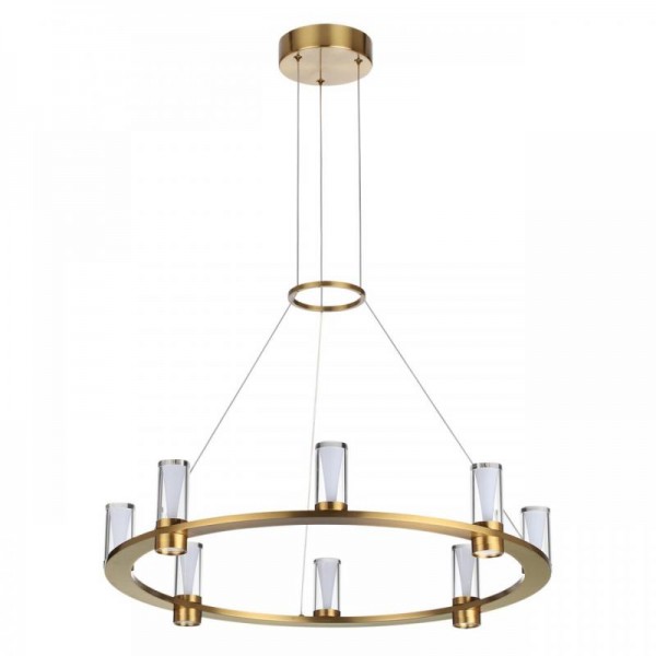 7144/55L HIGHTECH ODL26 Подвесной светильник  античная бронза/акрилл/металл IP20 LED 45W 4260Лм 3000K 180° 220V DEFANCE