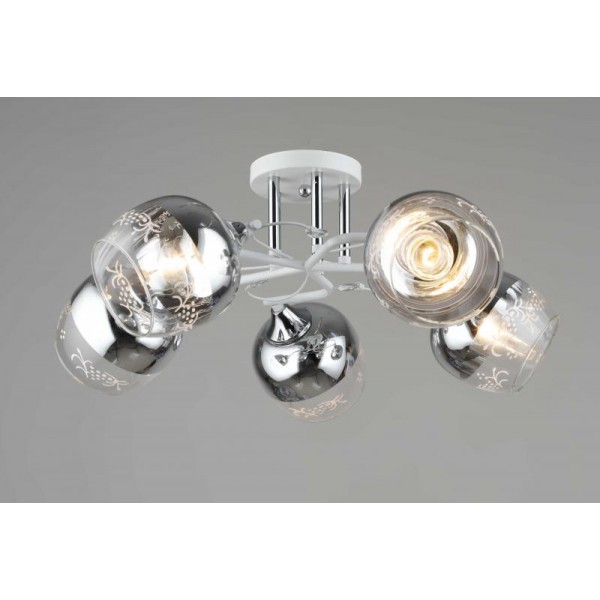 1718/5 WT+CH (2) Люстра (RL)