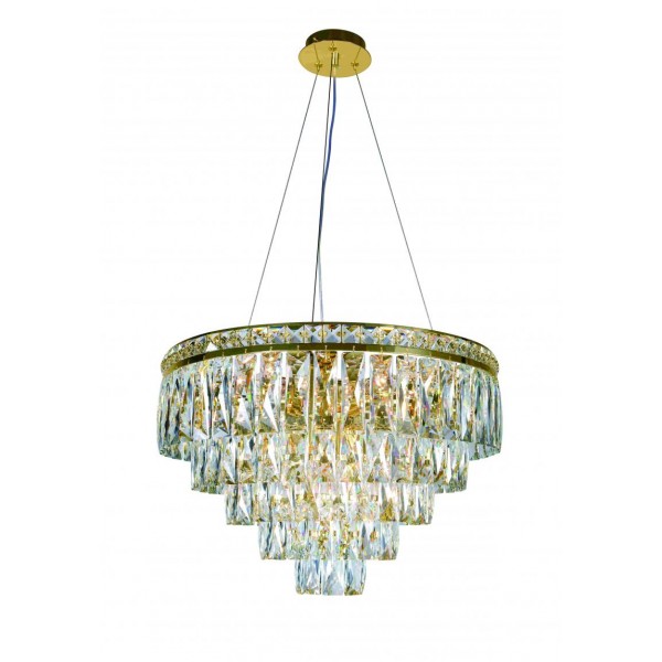 2785E/9A GOLD+CLEAR (1) Люстра NW