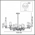 Подвесная люстра Lumion Classi Madonna 6554/12C