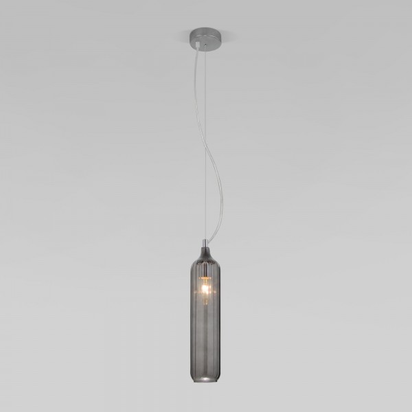 Подвесной светильник со стеклянным плафоном 50252/1 дымчатый