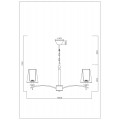 Подвесная люстра Arte Lamp Kensington A4098LM-8CC