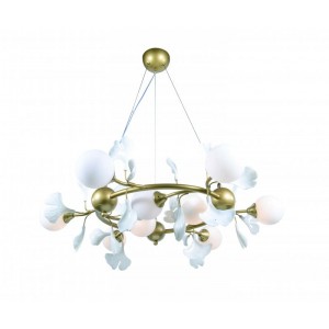 2661A/9 SPRAY PAINT BRASS+WHITE (1) Люстра NW