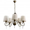 Подвесная люстра Arte Lamp Carolina A9239LM-5BR