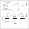 Потолочная люстра Lumion Comfi Nettie 5214/3CA