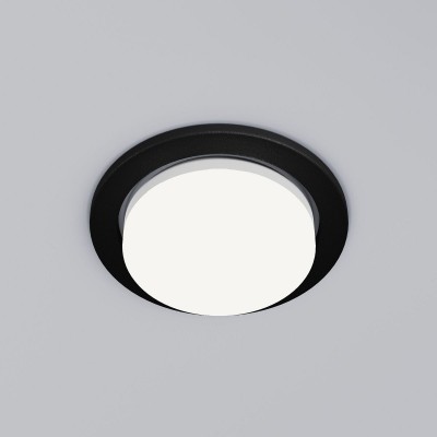 Встраиваемый светильник Elektrostandard 1035 GX53 WH черный a069360