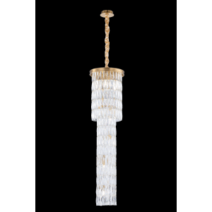 2727P/8A PLATING BRASS+CLEAR (1) Люстра NW #
