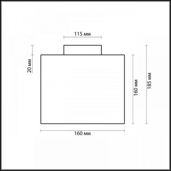 Потолочный светильник Odeon Light Drops Cross 2407/1C