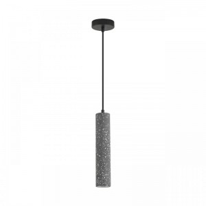 8354/1A SUSPENTIONI черный, металл/цемент Подвес GU10 LED 5W 220V SHAMAREL