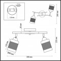 Спот Lumion Comfi Filla 3030/2CA