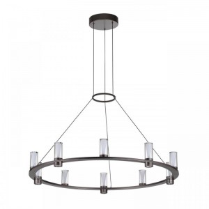 7143/70L HIGHTECH ODL26 Подвесной светильник  черный gun powder/акрилл/металл IP20 LED 60W 3830Лм 3000K 180° 220V DEFANCE