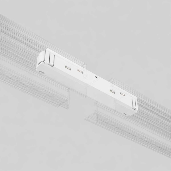 Прямой коннектор белый Elektrostandard 95135/00_система Слим a072618