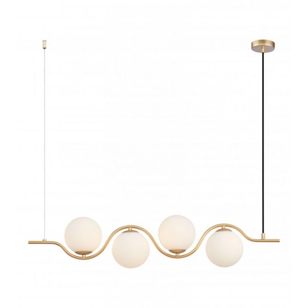 9340AP/4 MATT GOLD (1) Люстра NW