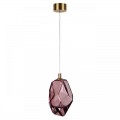 7113/4LA L-VISION ODL25 Подвесной светильник сиреневый/винное стекло/металл IP20 LED 4W 300Лм 3000K 200° 220V GEMME