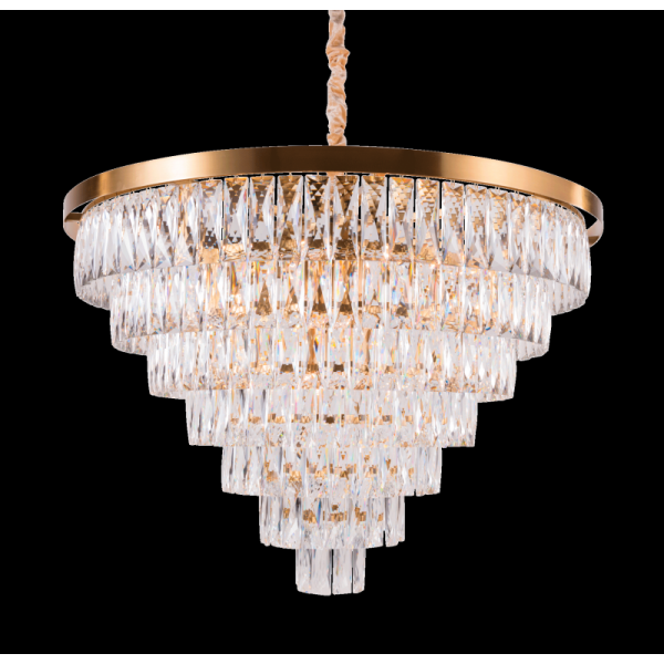 2431P/18A PT BRS (1) Люстра (в 2-х коробках) NW