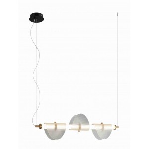 8341MDM-3 CL BLACK+CLEAR (1) Люстра NW