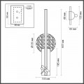 Бра Odeon Light Exclusive L-Vision Strekoza 5413/13WL