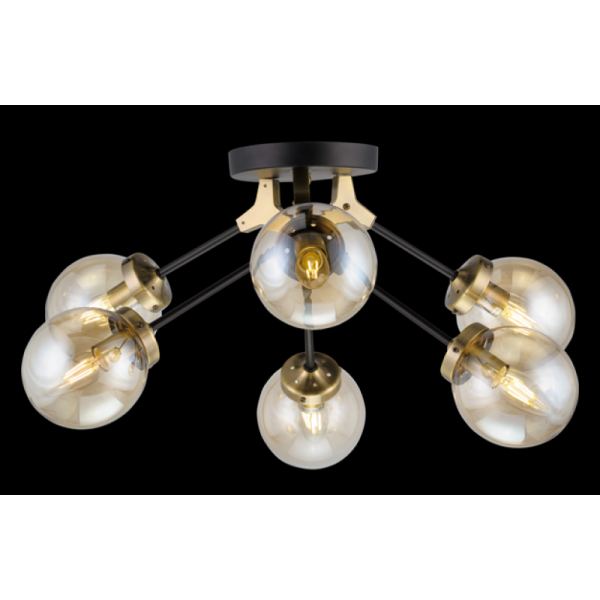 39155MD/6B MBK+AB (1) Люстра  NW